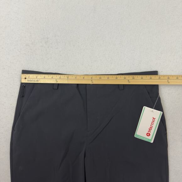 Marmot Arch Rock Shorts Men 34 Black Stretch Nylon Hiking Travel Short 8” NWT - Picture 5 of 13